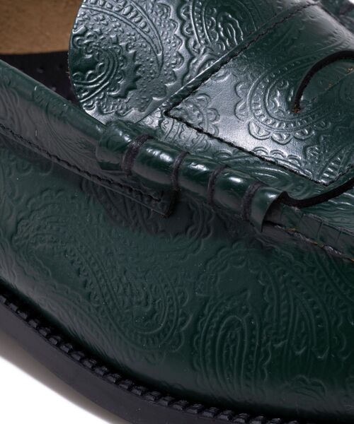 Kenford 緑/黒 ローファー 26EEE The Kenford Fineshoes ローファー / ケンフォード ファイン