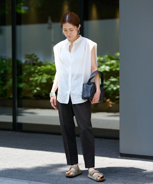 「FRAMeWORK」 パンツ 38 ベージュ レディース_画像8