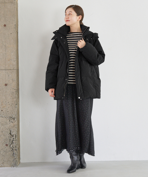 IÉNA ブラック ロングダウンジャケット IENA（イエナ） ダウンジャケット 36 ブラック レディース : ZOZOTOWN