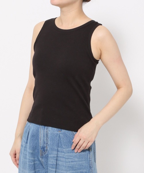 「bijorie」 ノースリーブトップス LG ブラック レディース_画像2