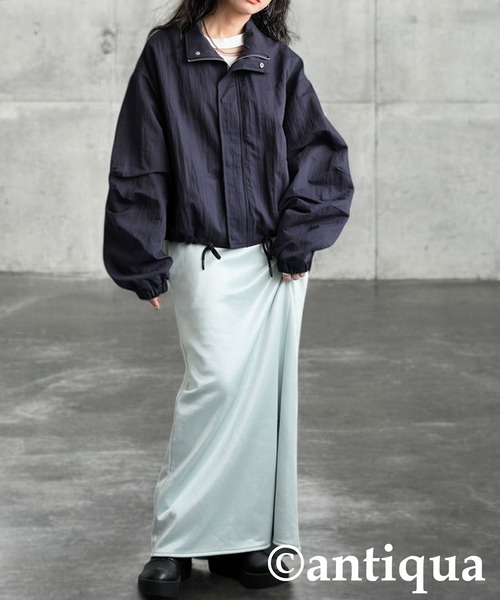アンティカ　ブルゾン antiqua（アンティカ）の「BIGノーカラーブルゾン（ブルゾン）」 - WEAR
