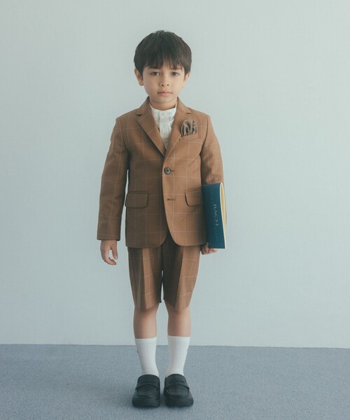 ビームス　グリーンレーベル　セレモニー　フォーマル　120cm チェック green label relaxing（グリーンレーベルリラクシング） セレモニー