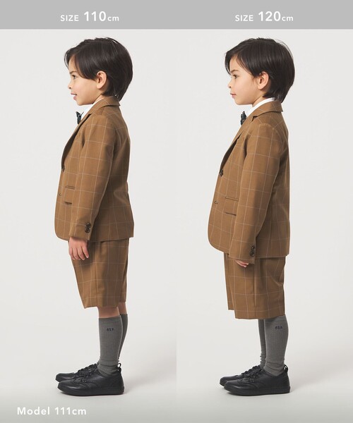 ビームス　グリーンレーベル　セレモニー　フォーマル　120cm チェック green label relaxing（グリーンレーベルリラクシング） セレモニー