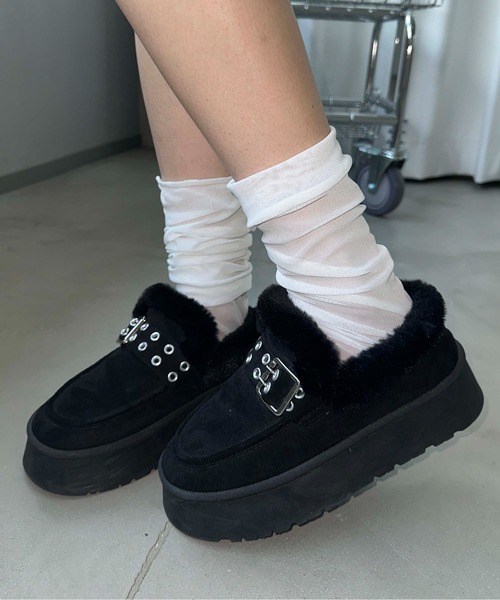 sedacle girl（セダクルガール） ブーツ バックルムートンブーツ