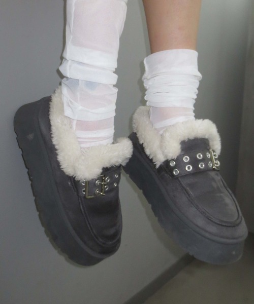 sedacle girl（セダクルガール） ブーツ バックルムートンブーツ