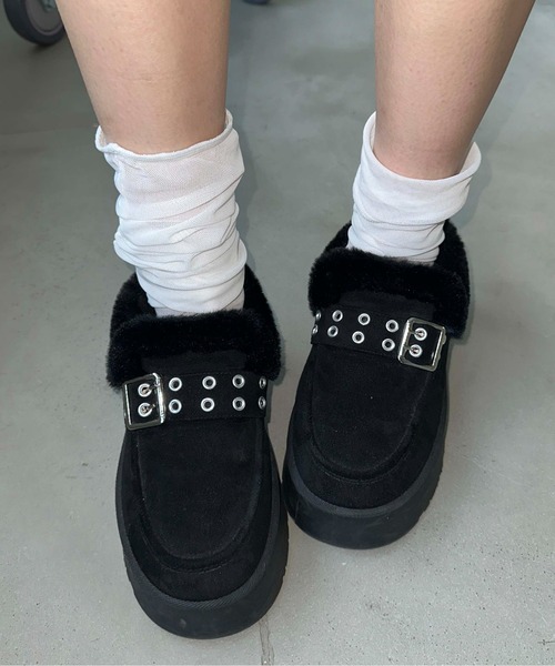 sedacle girl（セダクルガール） ブーツ バックルムートンブーツ