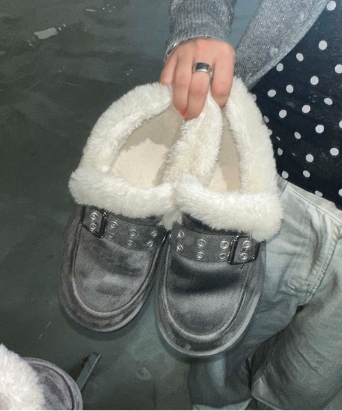 sedacle girl（セダクルガール） ブーツ バックルムートンブーツ