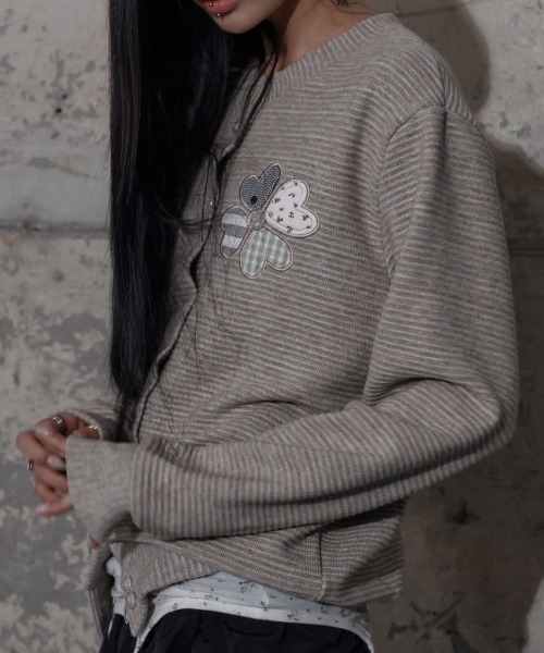 FANCY CLUB（ファンシークラブ） カーディガン 「FANCY CLUB」CLOVER