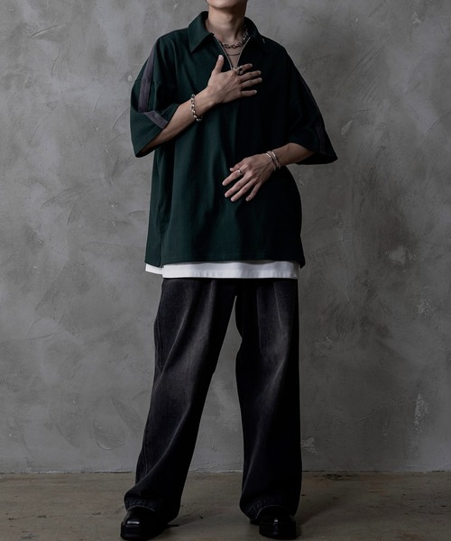 「INTER FACTORY」 半袖Tシャツ SMALL ブラック メンズ_画像7