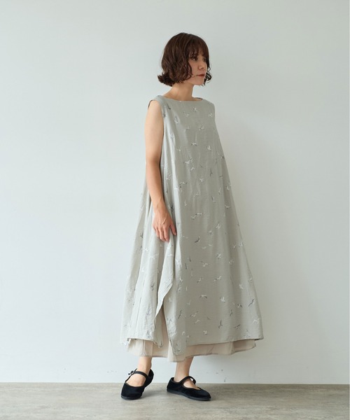 yuni ワンピース bird刺繍 layered ワンピース : ZOZOTOWN Yahoo!店