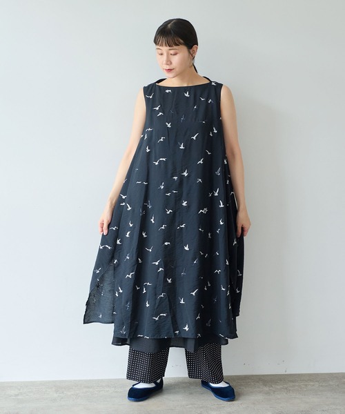 yuni ワンピース bird刺繍 layered ワンピース : ZOZOTOWN Yahoo!店