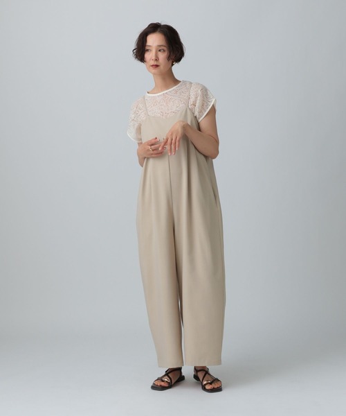 sillage オーバーオール ブラウン サイズ　フリー 形　サーキュリータイプ FREAK'S STORE（フリークスストア） サロペット オーバーオール