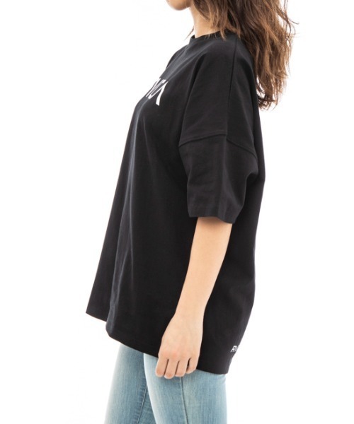 「RVCA」 半袖Tシャツ SMALL グリーン レディース_画像4