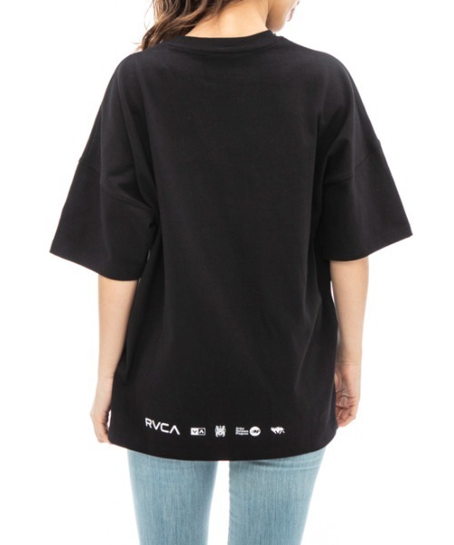 「RVCA」 半袖Tシャツ SMALL グリーン レディース_画像5