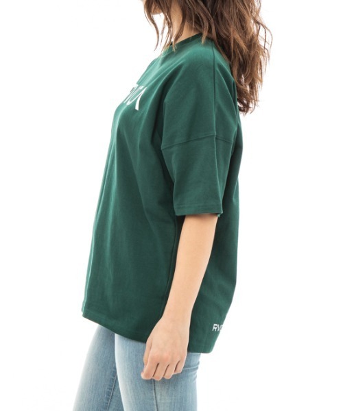 「RVCA」 半袖Tシャツ SMALL グリーン レディース_画像6