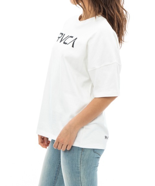「RVCA」 半袖Tシャツ SMALL グリーン レディース_画像8