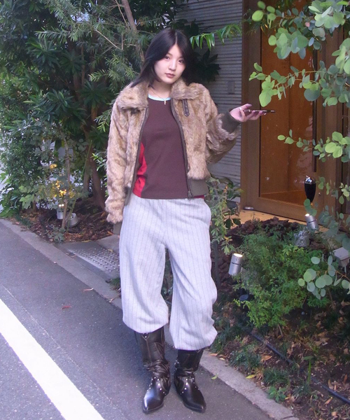 スウェットパンツ ジャージ ストライプスウェットパンツ レディース
