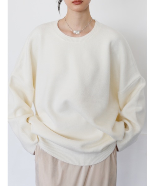 ニット/セーター Katrin TOKYO 2way frill knit Katrin TOKYO ニット セーター 2way big sleeve knit tunic レディース