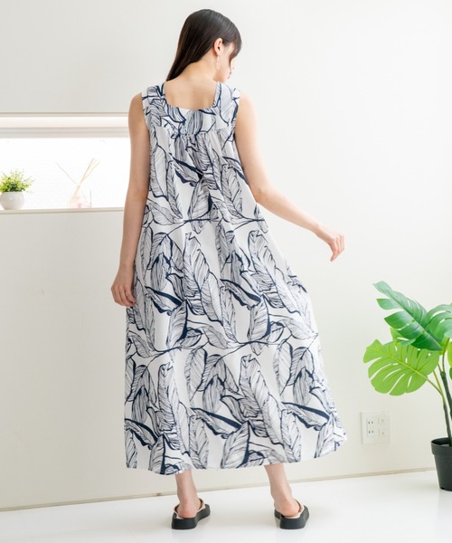 「a lot of love」 ノースリーブワンピース FREE グリーン レディース_画像8