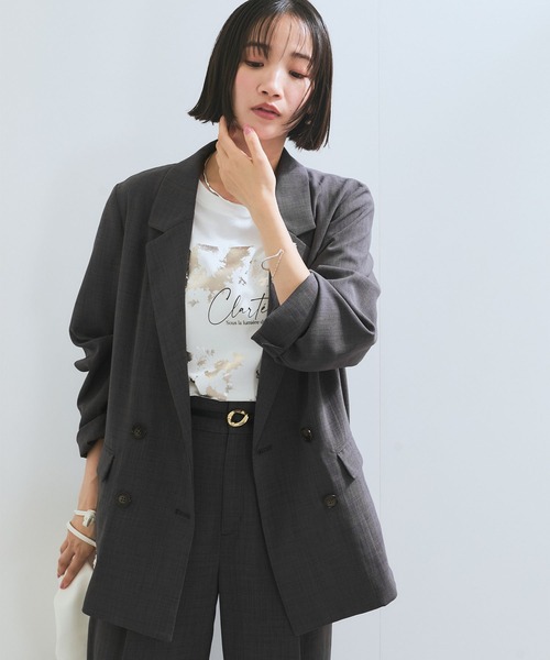 美品✨グレースクラス　ノーカラー　テーラードジャケット　金ボタン　黒　S 美品✨グレースクラス ノーカラー テーラードジャケット 金ボタン 黒 S