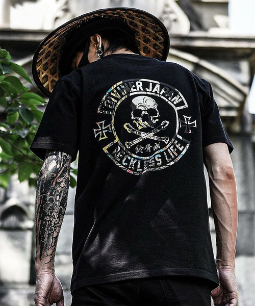 DIVINER（ディバイナー） tシャツ 「DIVINERJAPAN」籠蓋髑髏TEE