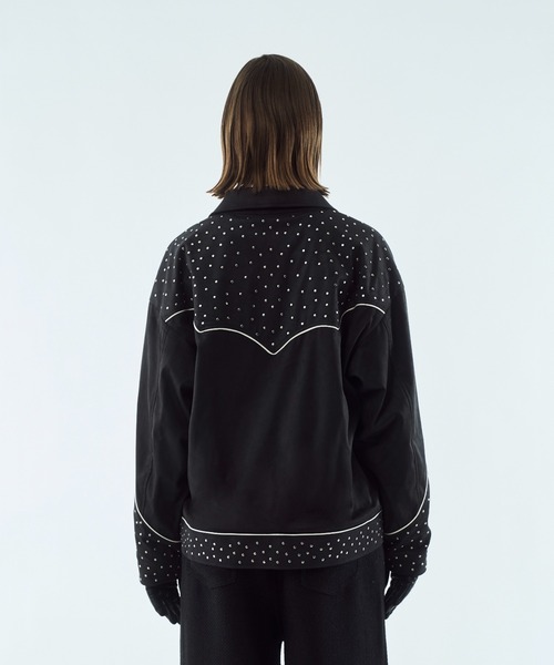 コート ジャケット Fake suede western studs jacket / フェイク