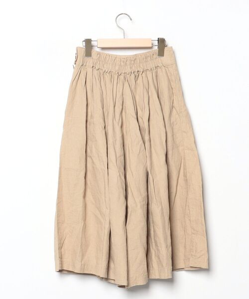 「HARVESTY」 クロップドパンツ 1 ベージュ レディース_画像2