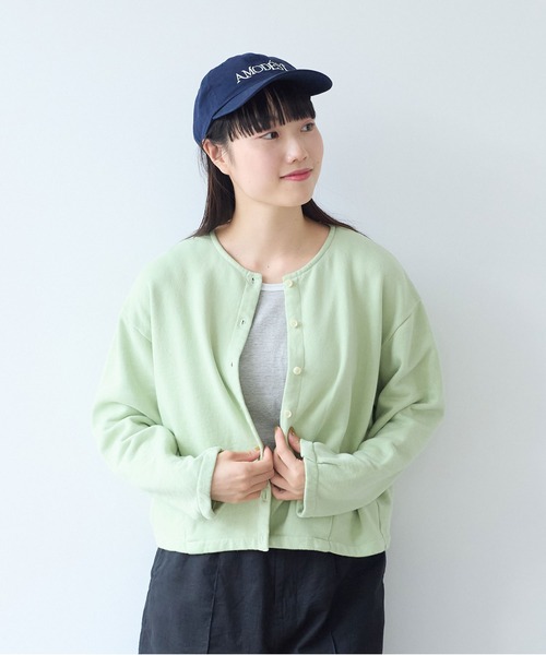 bulle de savon（ビュルデサボン） カーディガン 30/10 itsumo裏毛