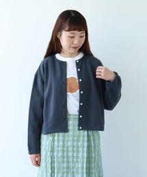 bulle de savon（ビュルデサボン） カーディガン 30/10 itsumo裏毛
