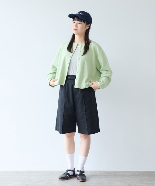 bulle de savon（ビュルデサボン） カーディガン 30/10 itsumo裏毛