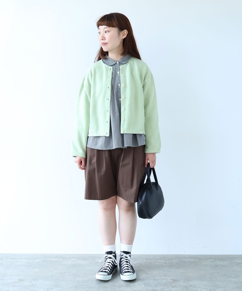 bulle de savon（ビュルデサボン） カーディガン 30/10 itsumo裏毛