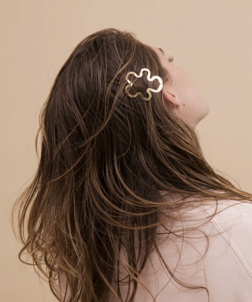CLINQ ヘアクリップ SIMONE GOLD CLINQ（クリンク） ヘアクリップ 「CLINQ」HILMA Flower Hair Clip