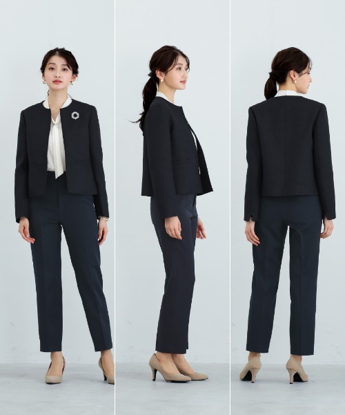 ジャケット ノーカラージャケット 入学式 卒業式 「 セレモニーに