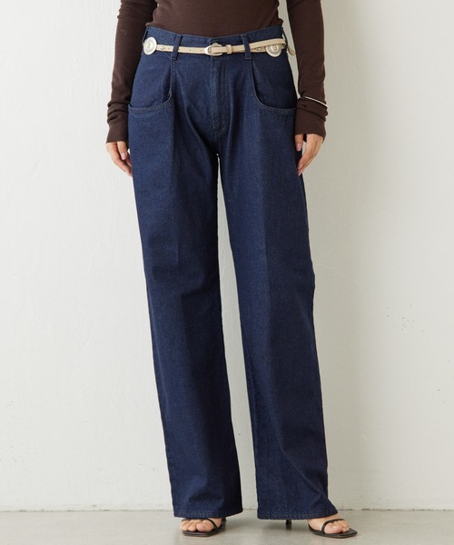 Whim Gazette（ウィム ガゼット） デニムパンツ 36 ブルー レディース