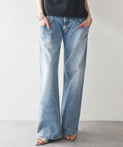 「Whim Gazette」 デニムパンツ 36 ブルー レディース_画像2