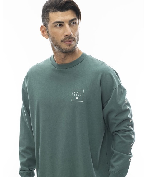 「BILLABONG」 スウェットカットソー LARGE グリーン系その他 メンズ_画像8