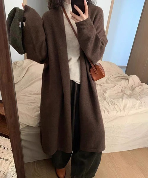 gossip!ロサンゼルス カーディガン ニットロングカーディガン