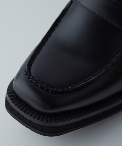 「CIASENSE」 ローファー 44 ブラック メンズ_画像4