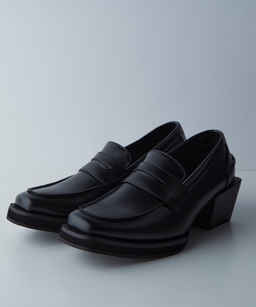 「CIASENSE」 ローファー 44 ブラック メンズ_画像7