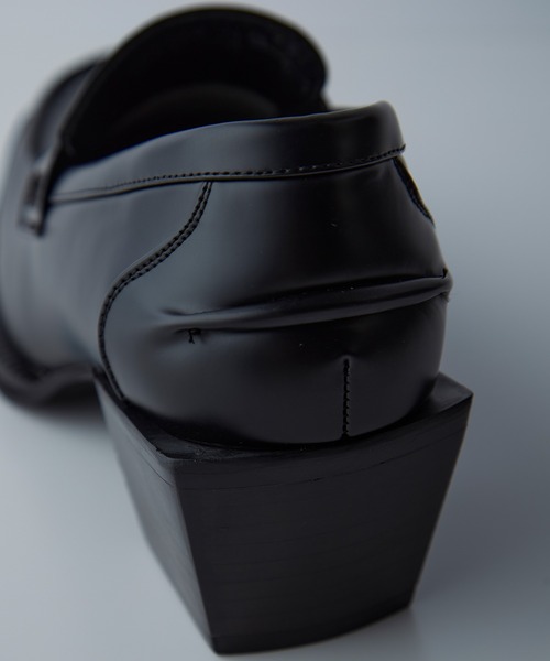 「CIASENSE」 ローファー 44 ブラック メンズ_画像8