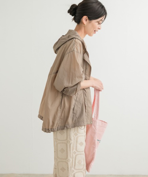 「URBAN RESEARCH DOORS」 マウンテンパーカー MEDIUM ベージュ レディース_画像3