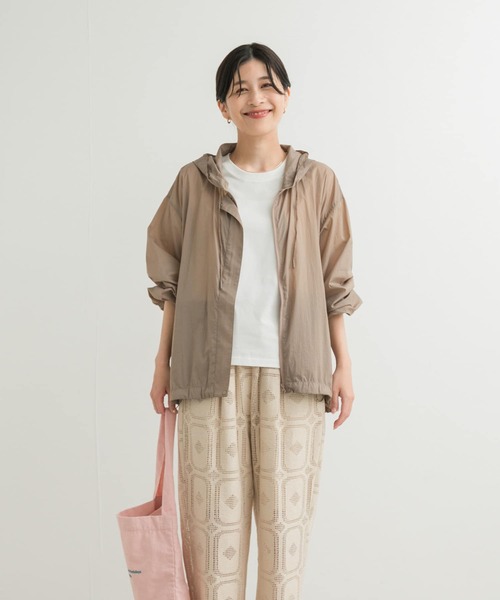 「URBAN RESEARCH DOORS」 マウンテンパーカー MEDIUM ベージュ レディース_画像8