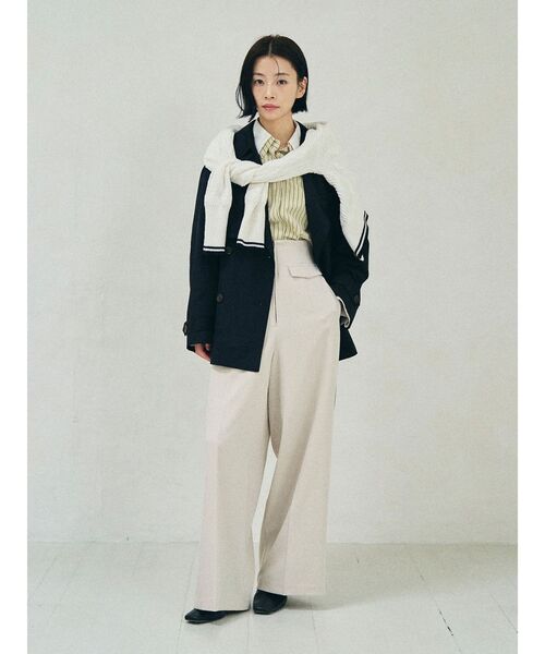 LAGUNAMOON（ラグナムーン） パンツ フロントジップラインパンツ