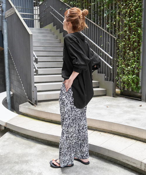 「B.C STOCK」 長袖シャツ FREE アイボリー レディース_画像3