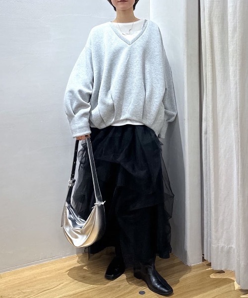 STYLEMIXER（スタイルミキサー） スカート ランダムティアードチュール