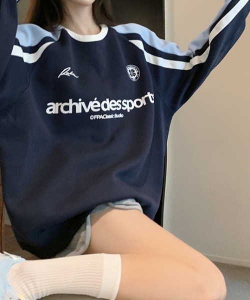 「SHEENA」 スウェットカットソー M ピンク レディース_画像6