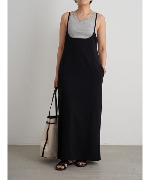 「MIESROHE」 キャミソールワンピース 1 ブラック レディース_画像5