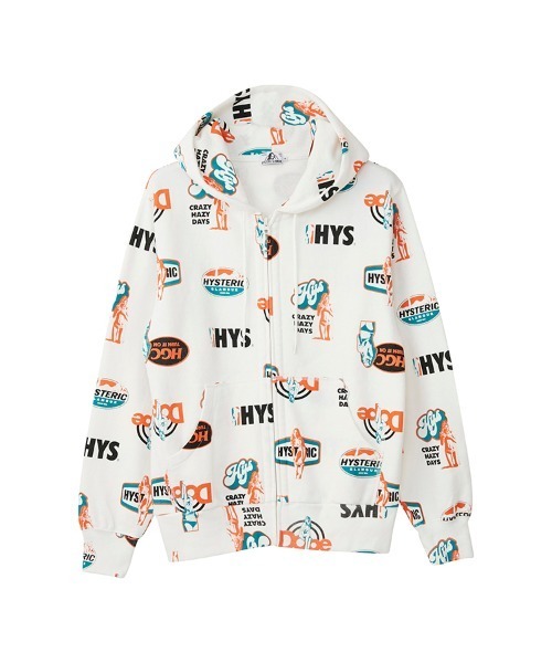 HYSTERIC GLAMOUR（ヒステリックグラマー） ジップアップパーカー
