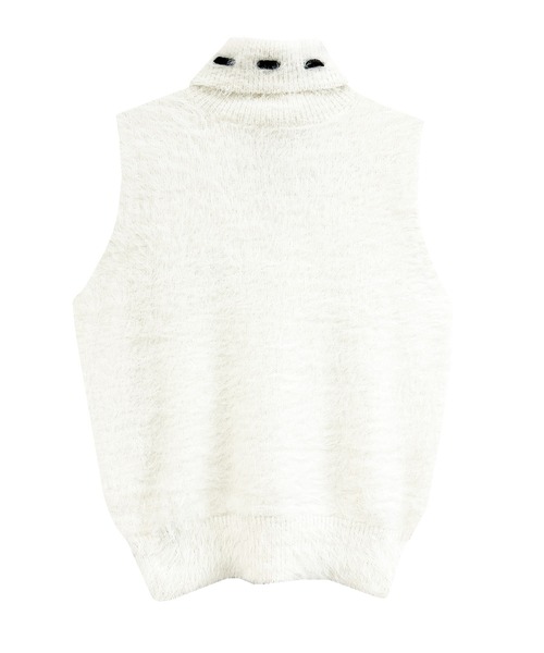 Rose Muse（ロゼミューズ） セットアップ Shaggy ribbon knit skirt