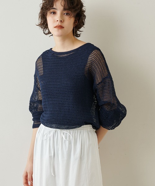 「Whim Gazette」 長袖カットソー FREE ベージュ レディース_画像2